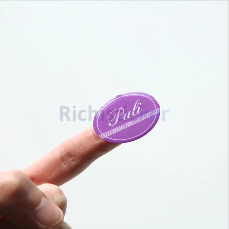 Pelekat Epoxy 3D Logo Logo Crystal Logo