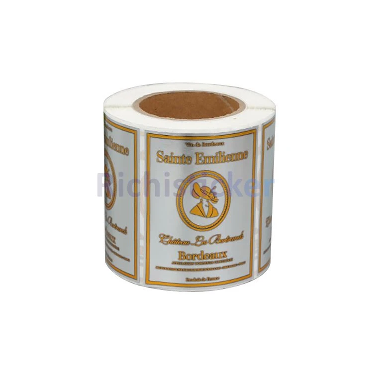 Label logam pelekat diri 3D Custom