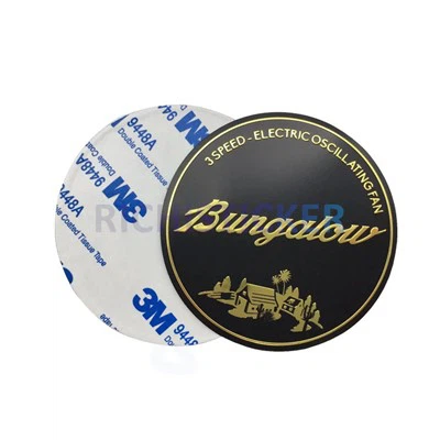 Pelekat Label Aluminium Embossing